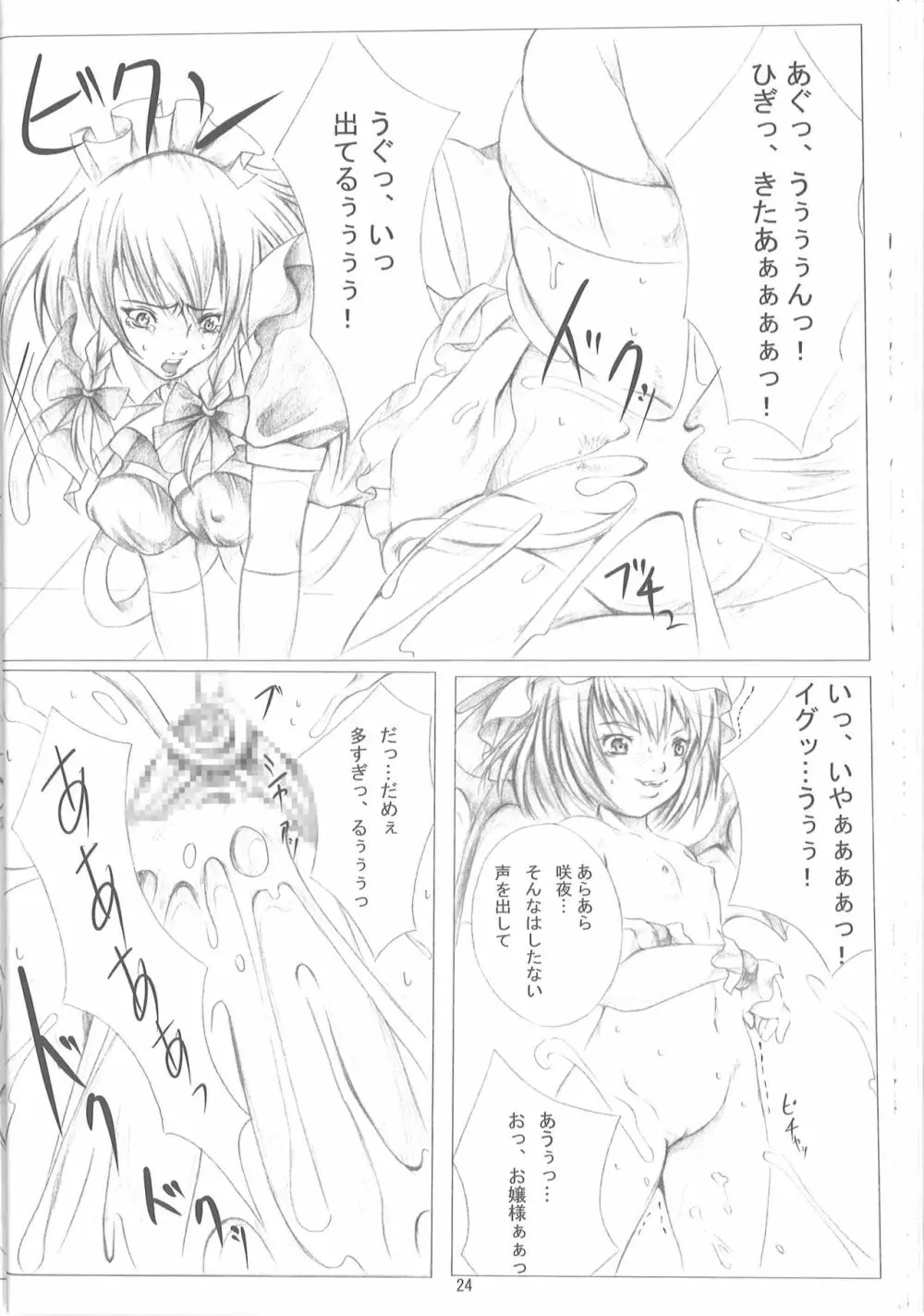 東方保健体育～鬼畜幼女と触手の孕ませ実習～ Page.23