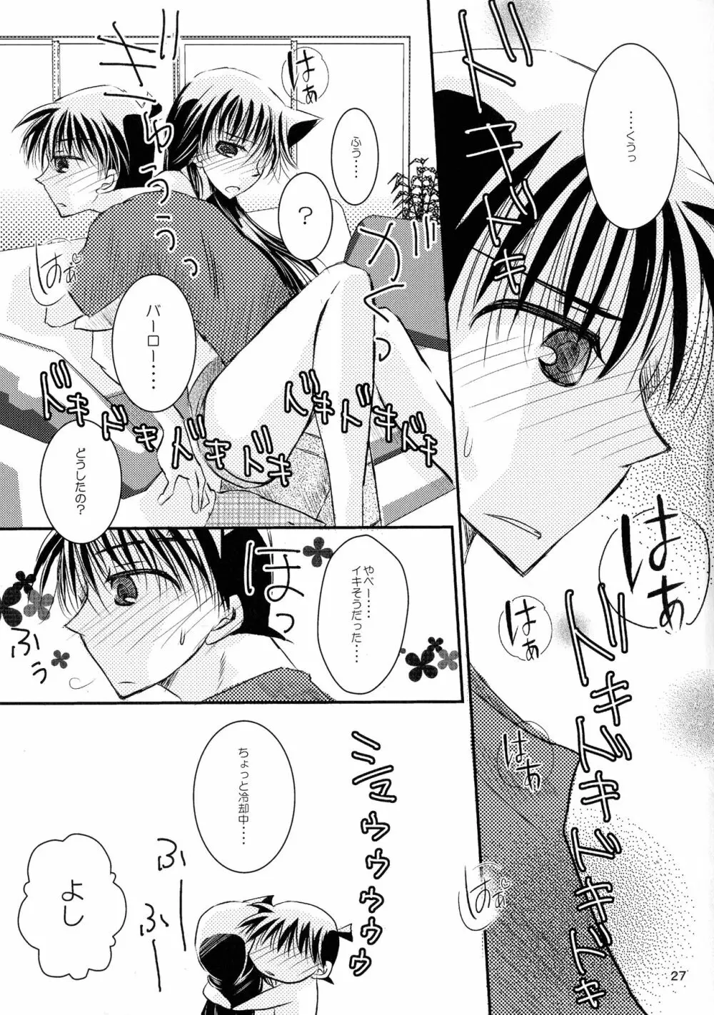 (SPARK11) [T・K・H・K (はやみあや)] MACARON-CHOCOLAT-DOLCE (名探偵コナン) Page.27