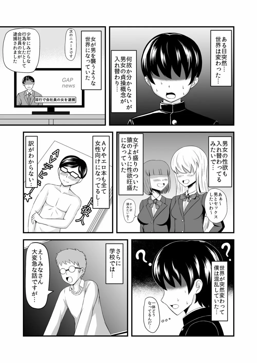 ガルパンあべこべ貞操逆転 Page.2