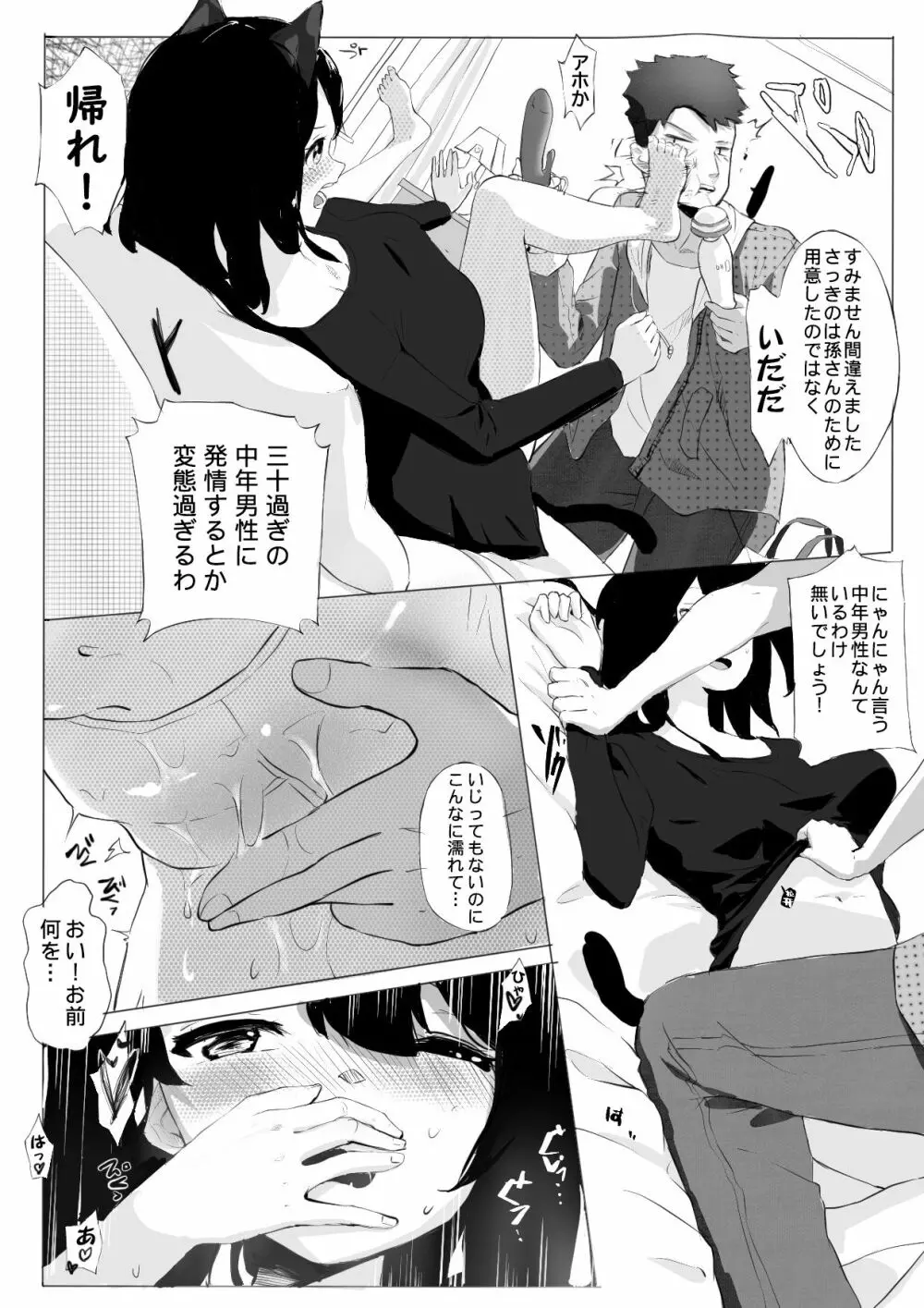 拱火天王孫*峰 中年男性ｘ強制にゃん化 Page.11