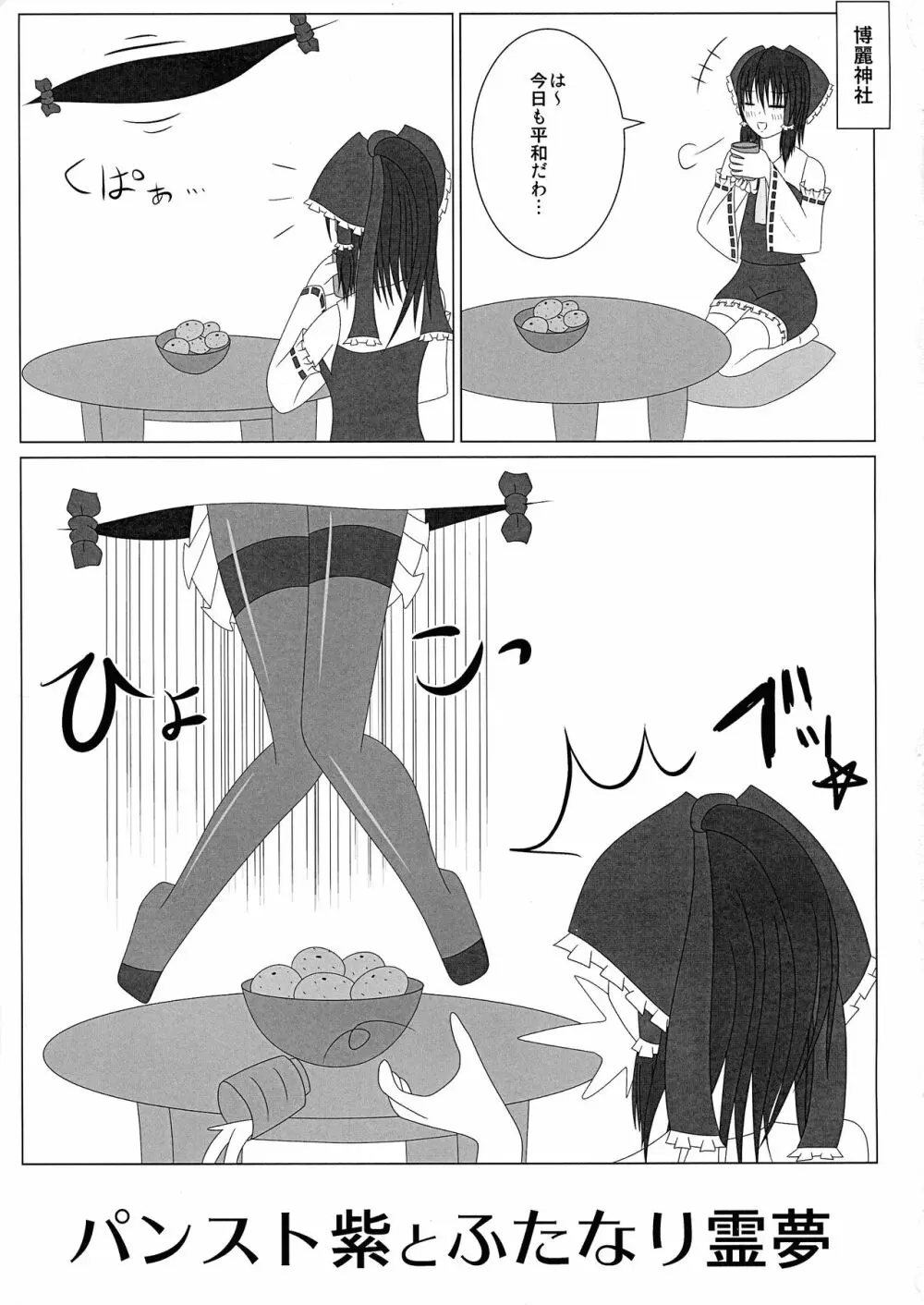 パンスト紫とふたなり霊夢 Page.2