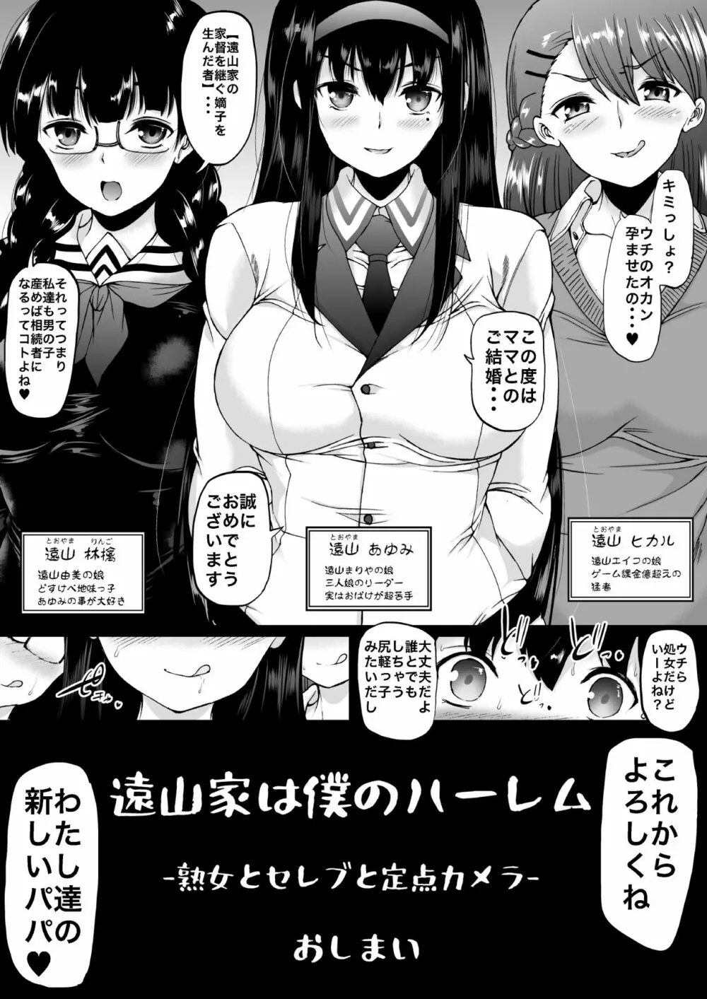 遠山家は僕のハーレム -熟女とセレブと定点カメラ- Page.132