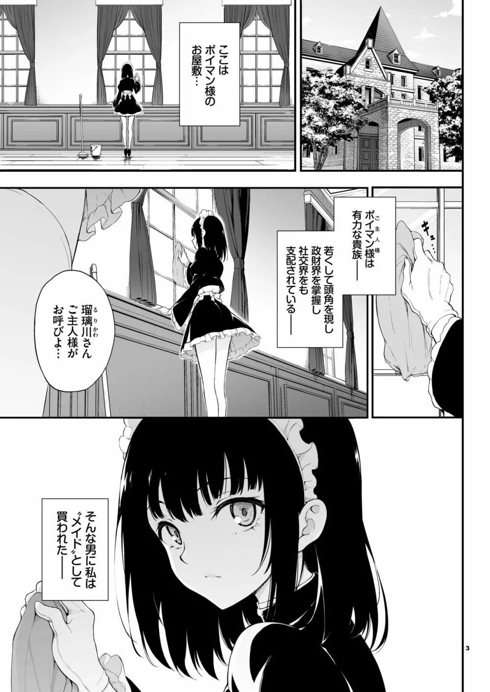 メイド教育。 -没落貴族 瑠璃川椿- Page.2