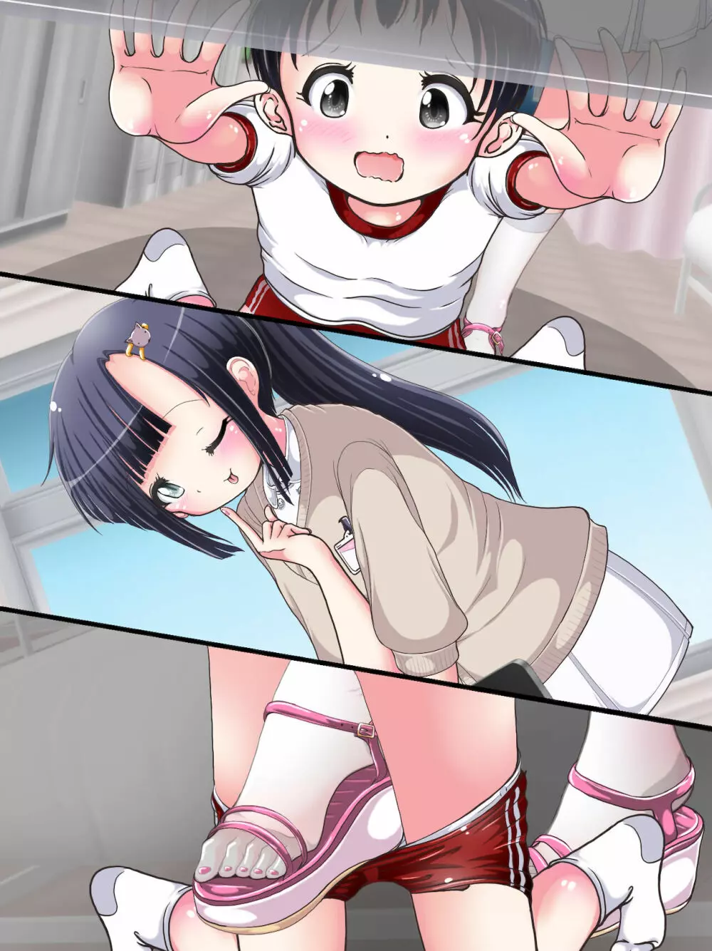 おねショタ足コキ性教育！？ナースの足コキ射精指導 Page.174