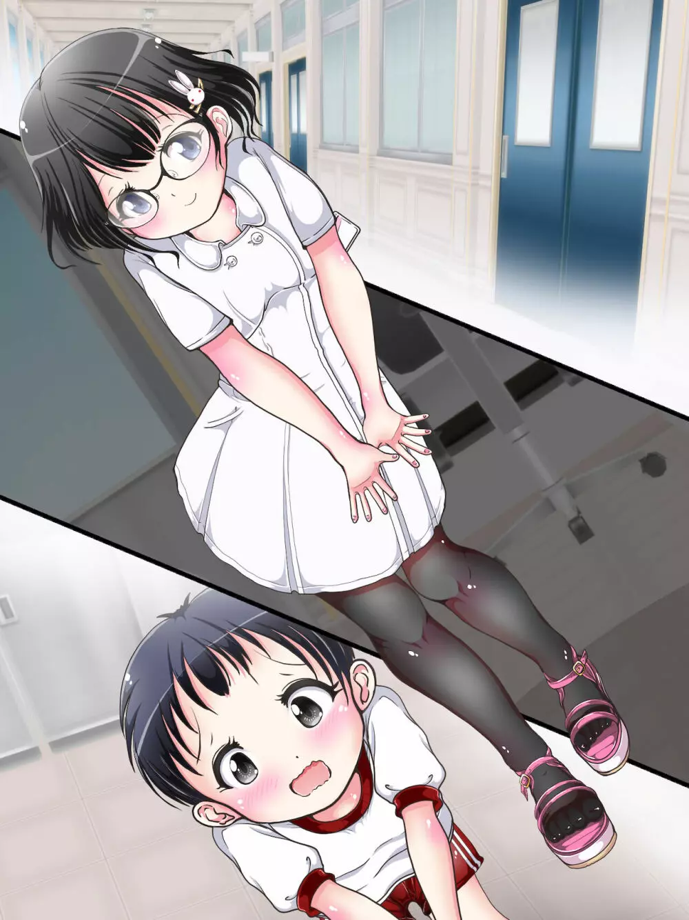 おねショタ足コキ性教育！？ナースの足コキ射精指導 Page.252