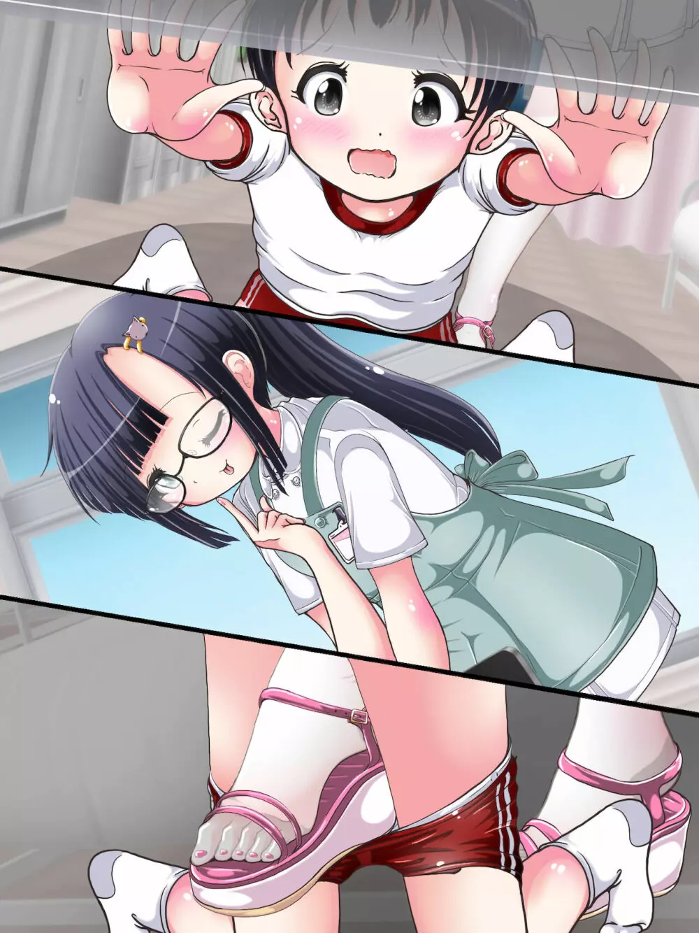おねショタ足コキ性教育！？ナースの足コキ射精指導 Page.74