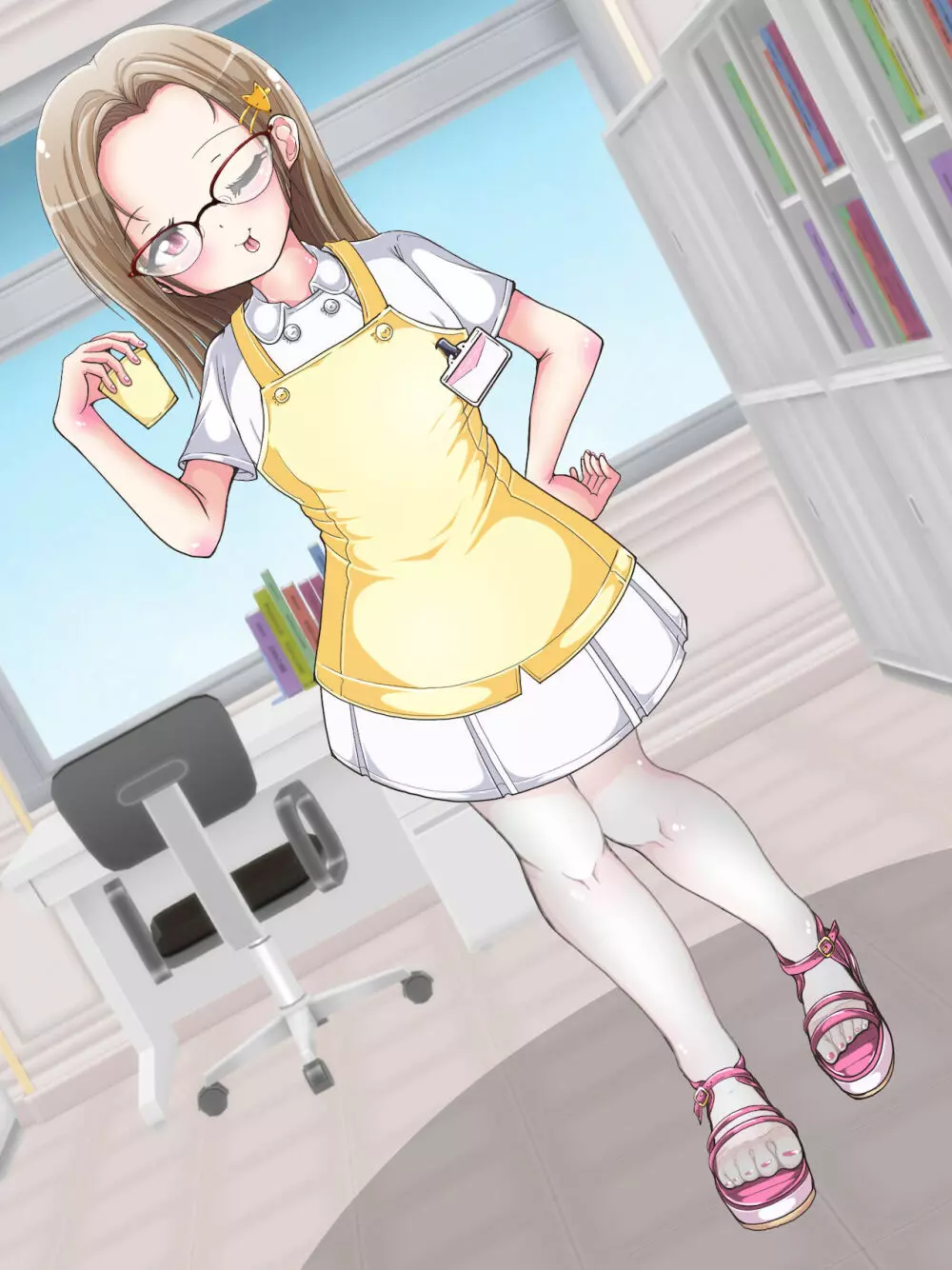 おねショタ足コキ性教育！？ナースの足コキ射精指導 Page.87