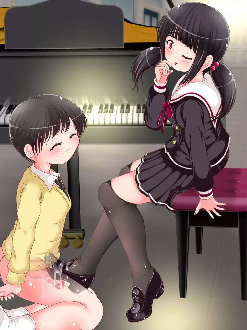 女学生の踏み踏み教育！？ タイツ＆ニーソ祭 Page.159