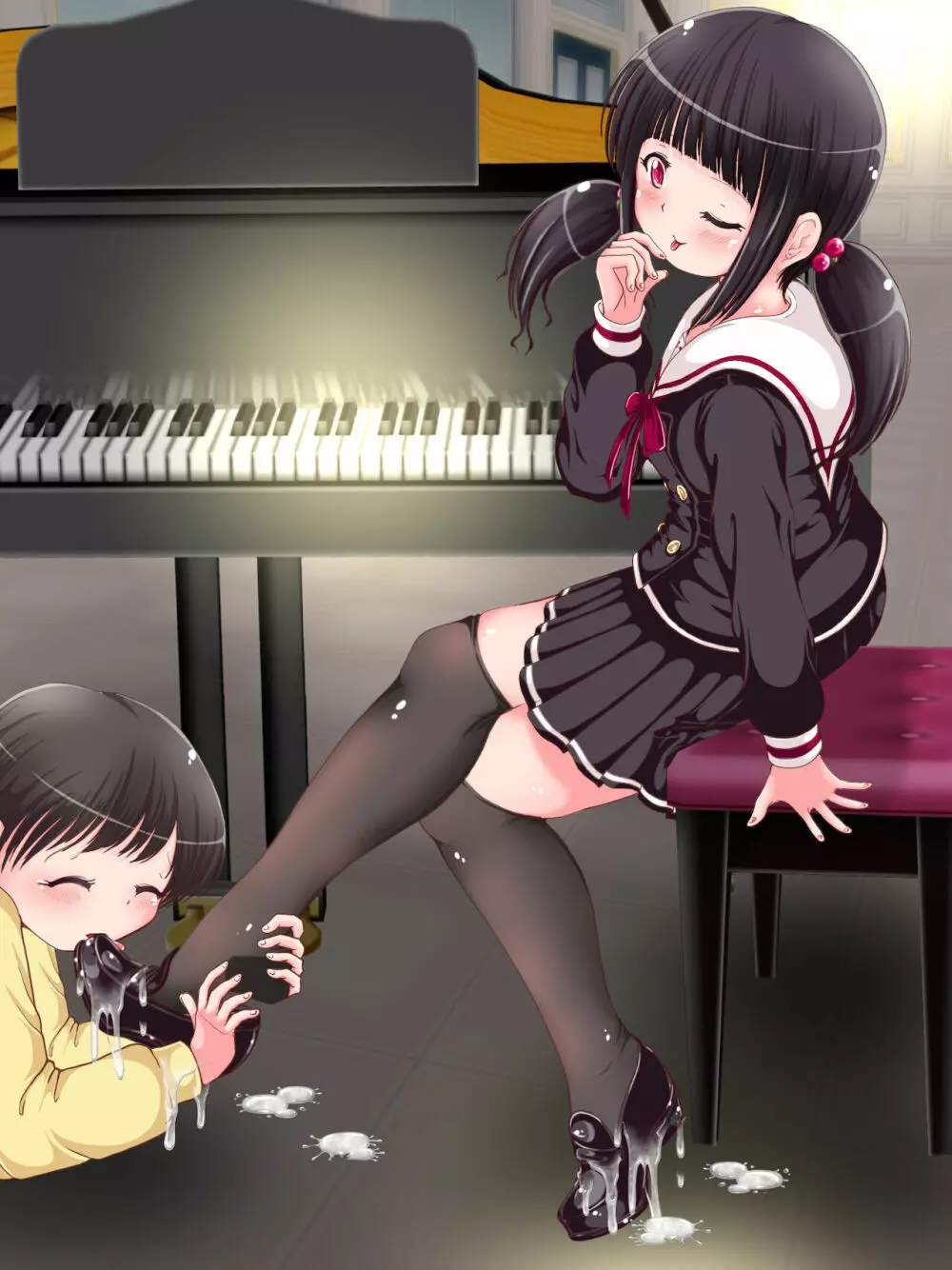 女学生の踏み踏み教育！？ タイツ＆ニーソ祭 Page.163