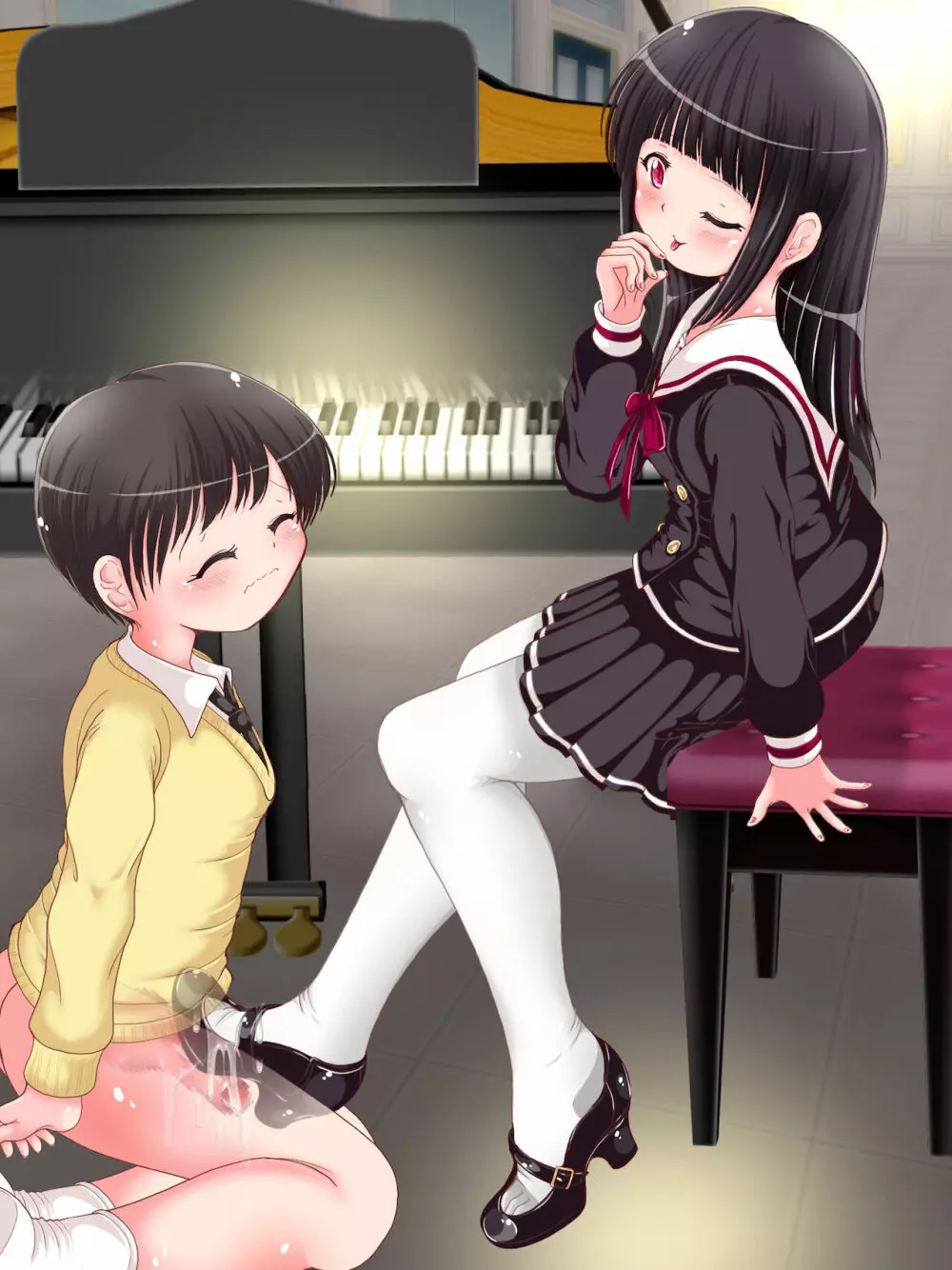 女学生の踏み踏み教育！？ タイツ＆ニーソ祭 Page.259
