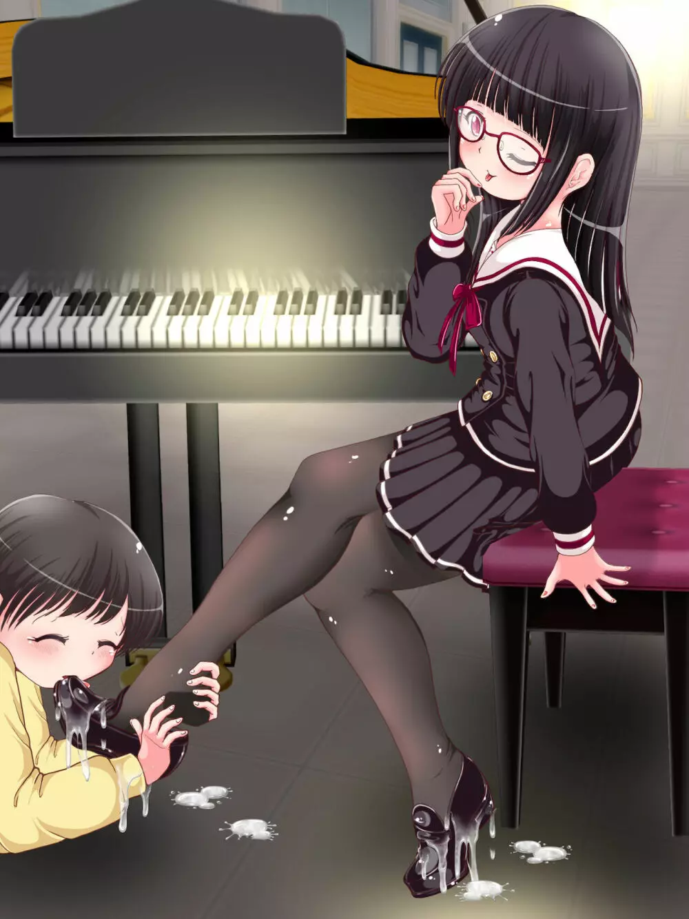 女学生の踏み踏み教育！？ タイツ＆ニーソ祭 Page.63
