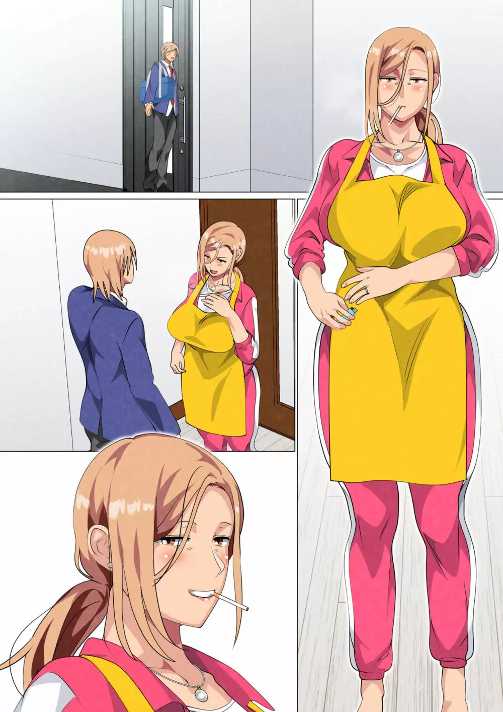 息子に弱みを握られた元ヤンの母 Page.123