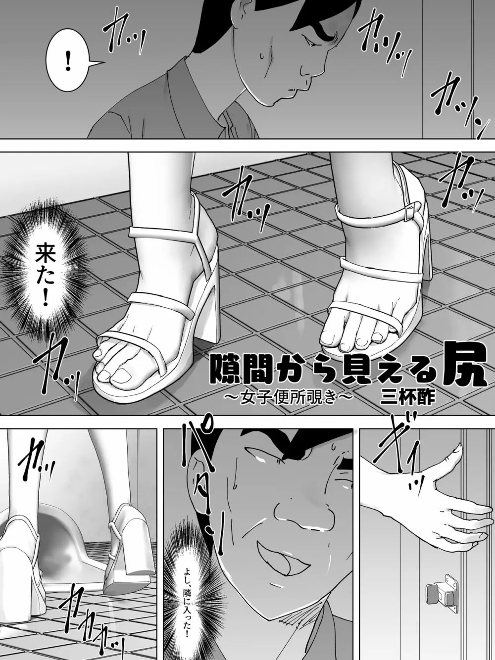 隙間から見える尻～女子便所覗き～ Page.2