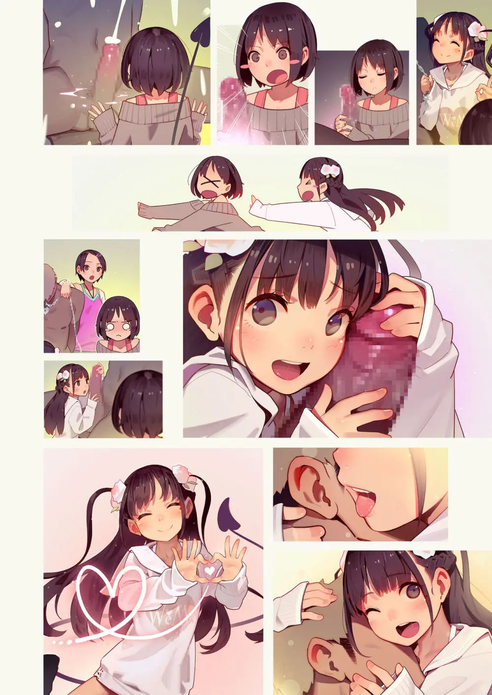 Tiny Evil 5 Part 2 - 淫魔少女３人におちんちん遊ばれる本 Page.6