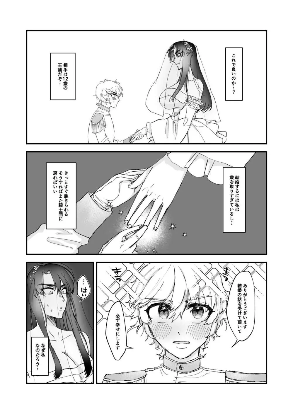 ショタ第五王子の嫁になった女騎士 Page.8