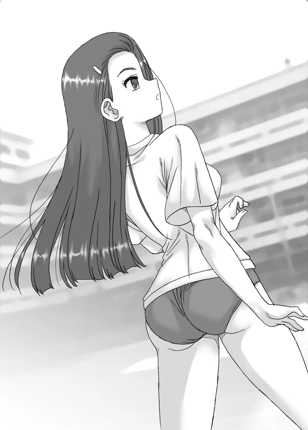 お嬢様女子高生瑞穂、学校の敷地内で Page.15