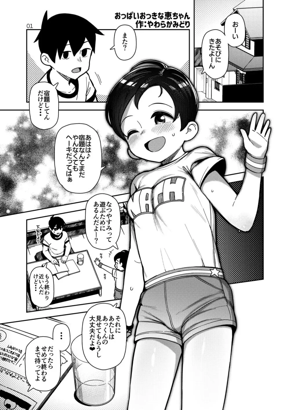 おっぱいおっきな恵ちゃん Page.3