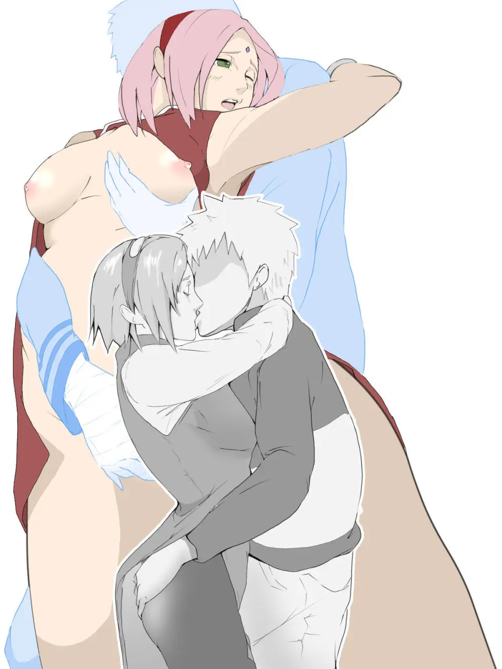 [Pixiv] ワン(13070284) Y - [Fanbox] irsz7e4s - Tsunade / Sakura Page.56