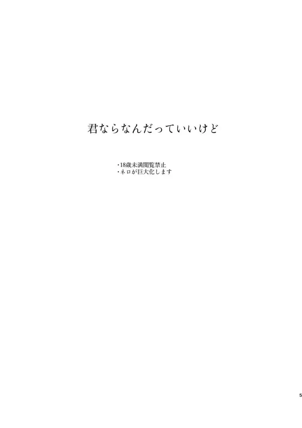 君ならなんだっていいけど Page.4