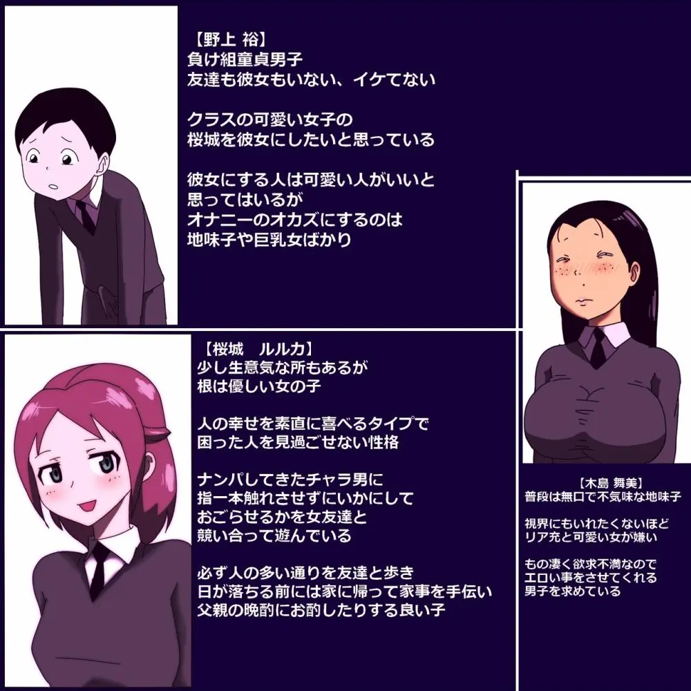 目つきがやらしいクラスのブス女 Page.2