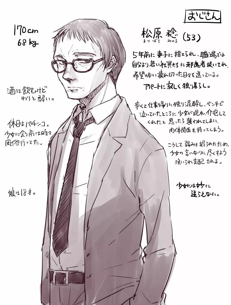 おじさんと少女の歳の差漫画② Page.3