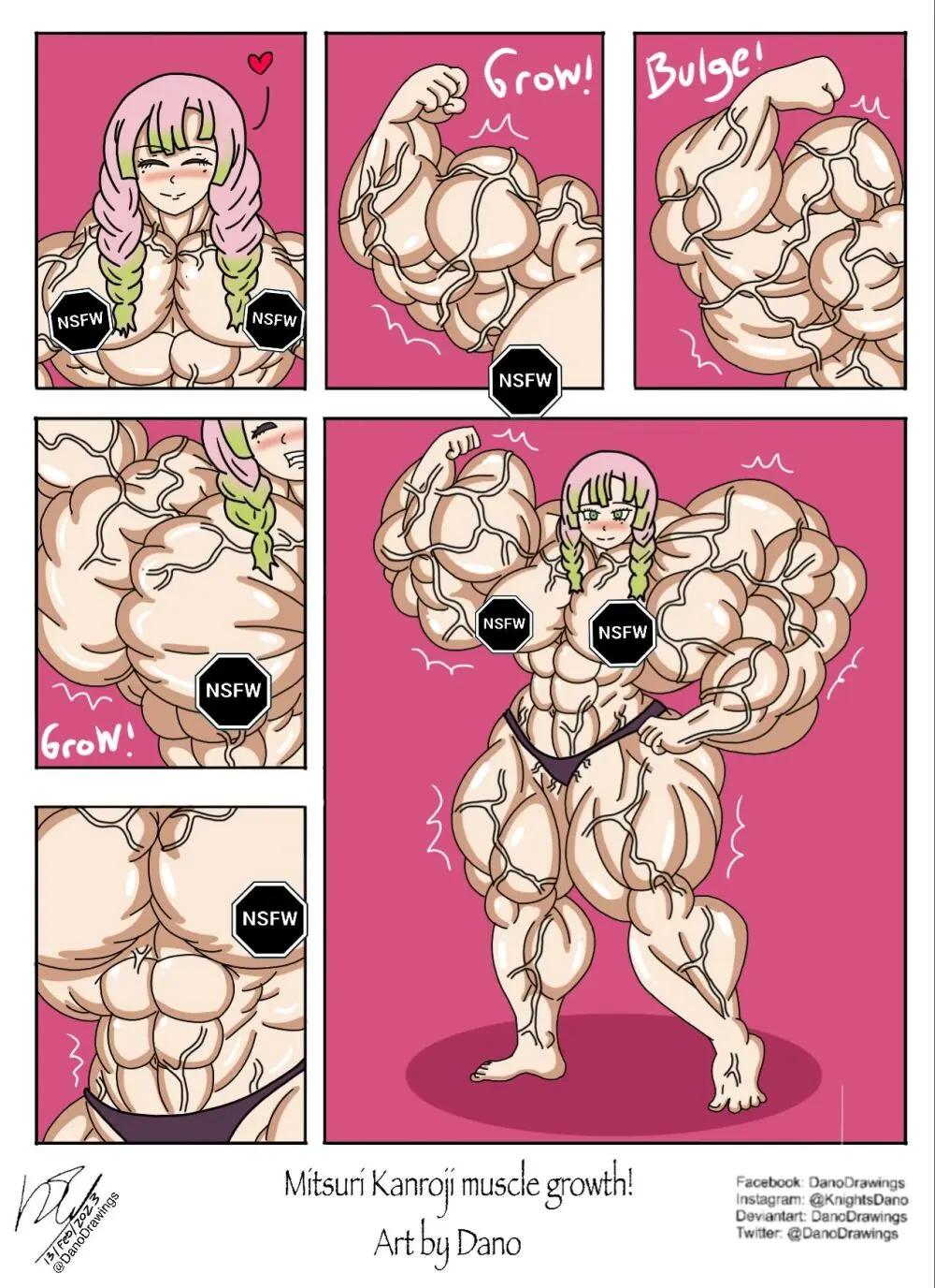 anime muscle girl collection Page.102