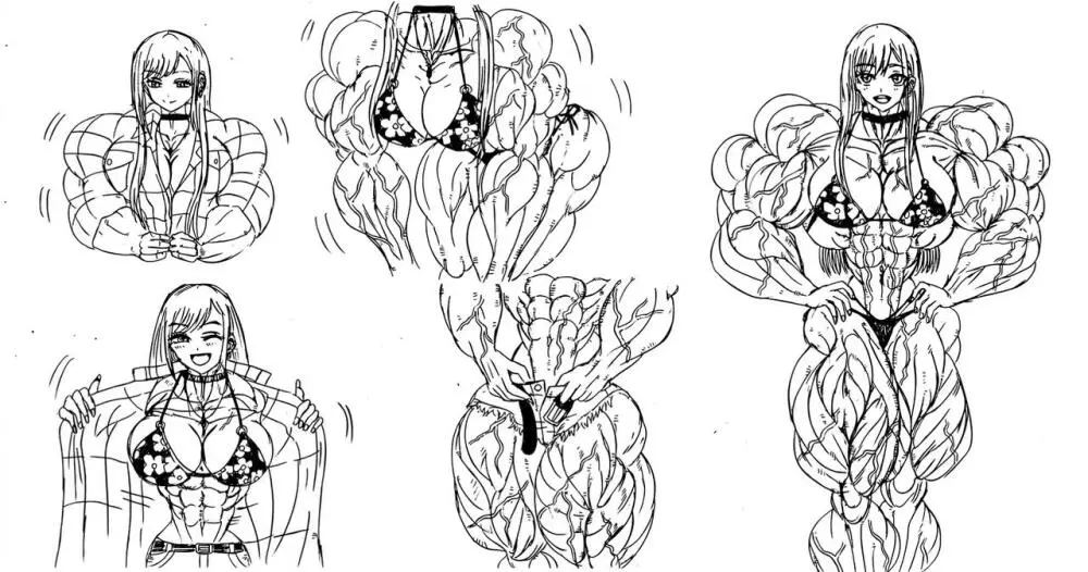 anime muscle girl collection Page.134