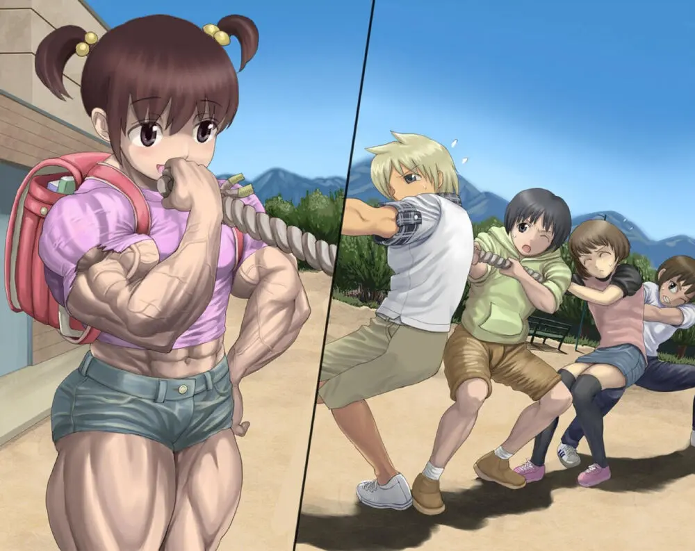 anime muscle girl collection Page.136