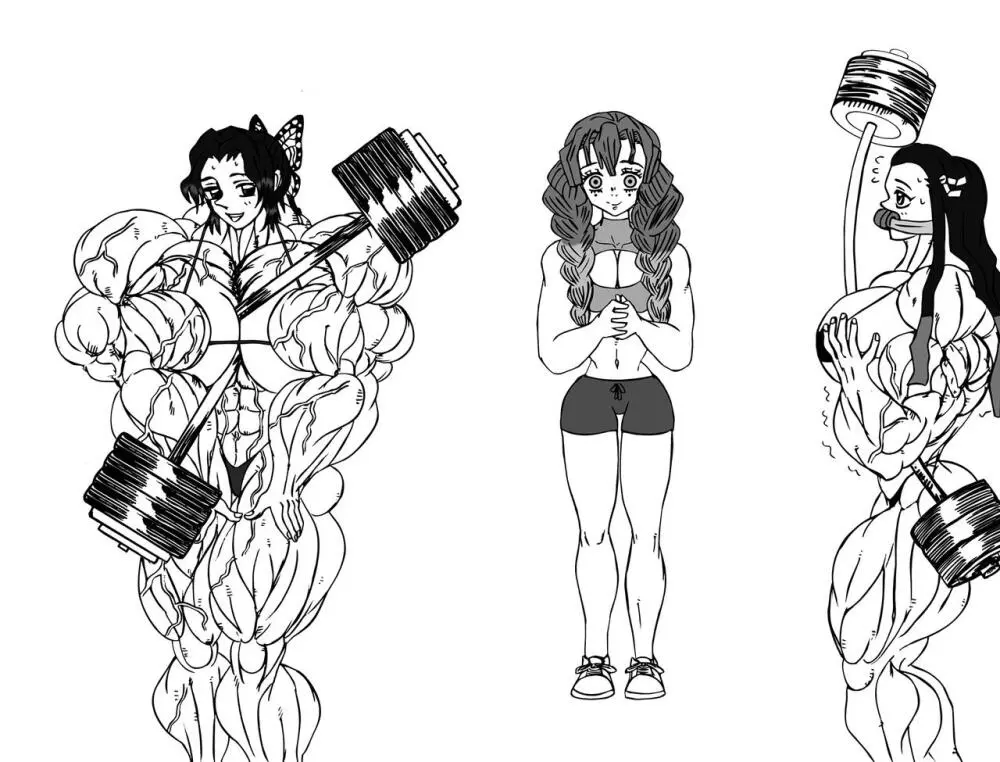 anime muscle girl collection Page.139