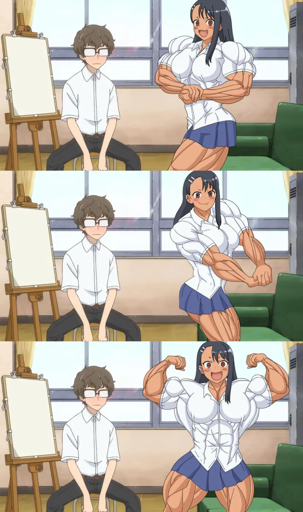 anime muscle girl collection Page.143