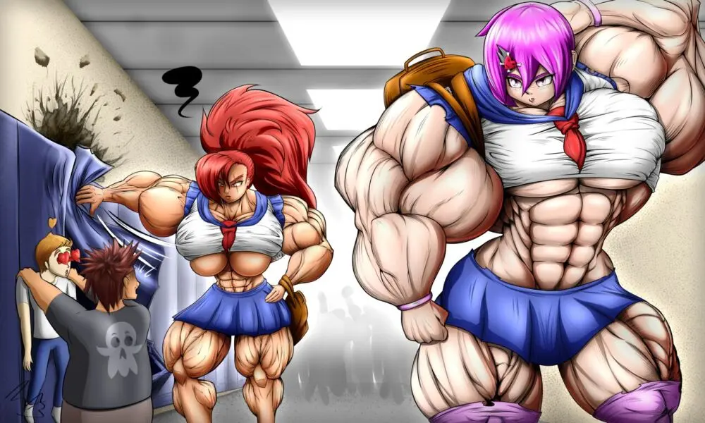 anime muscle girl collection Page.46