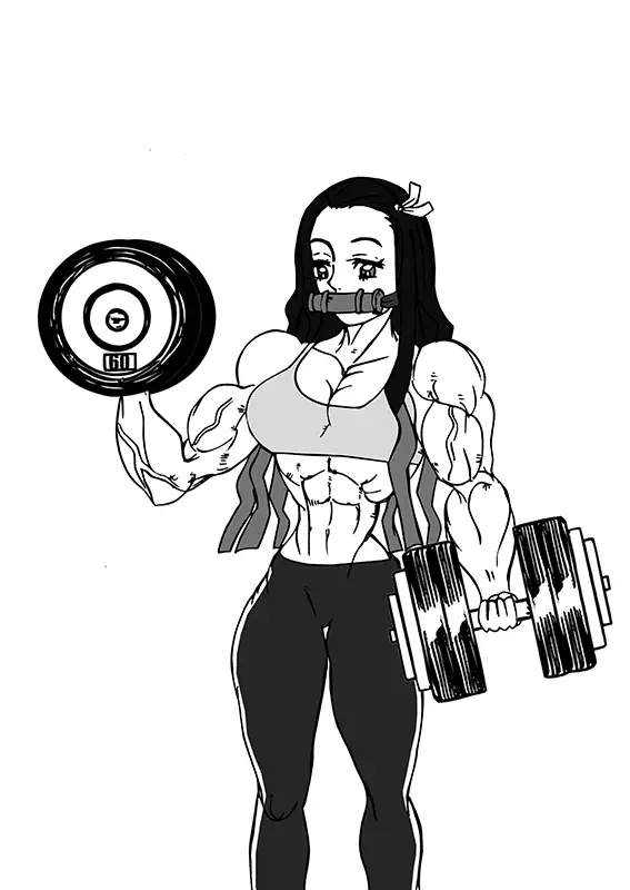 anime muscle girl collection Page.51