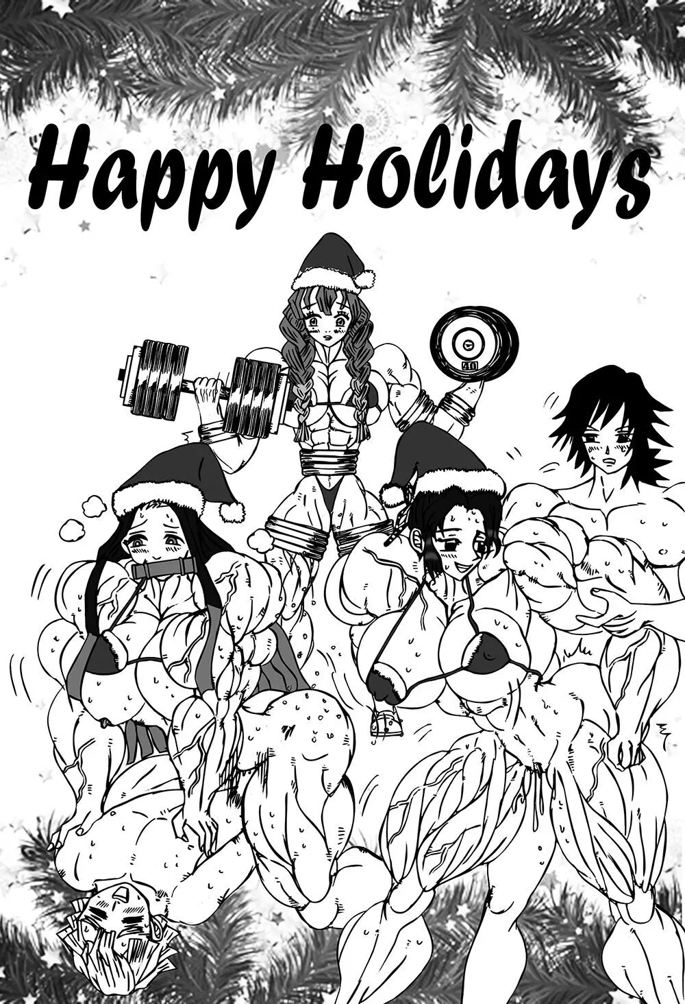 anime muscle girl collection Page.54