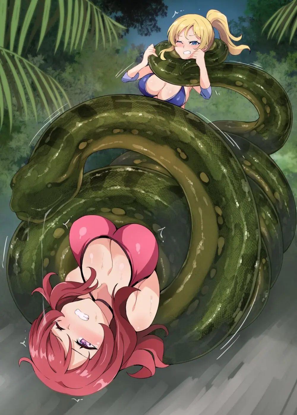 [Mist Night (Co_Ma) Love Squeeze! - Hell of Squeezed Pro Wrestling Page.28