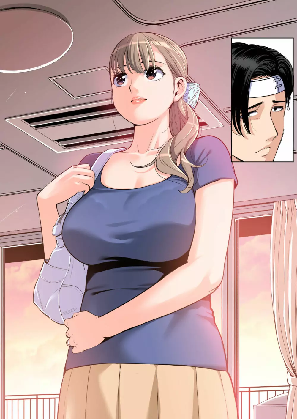 茜色に染まる若妻 〜病室で僕の妻が寝取られた〜（合冊版） フルカラー Page.24