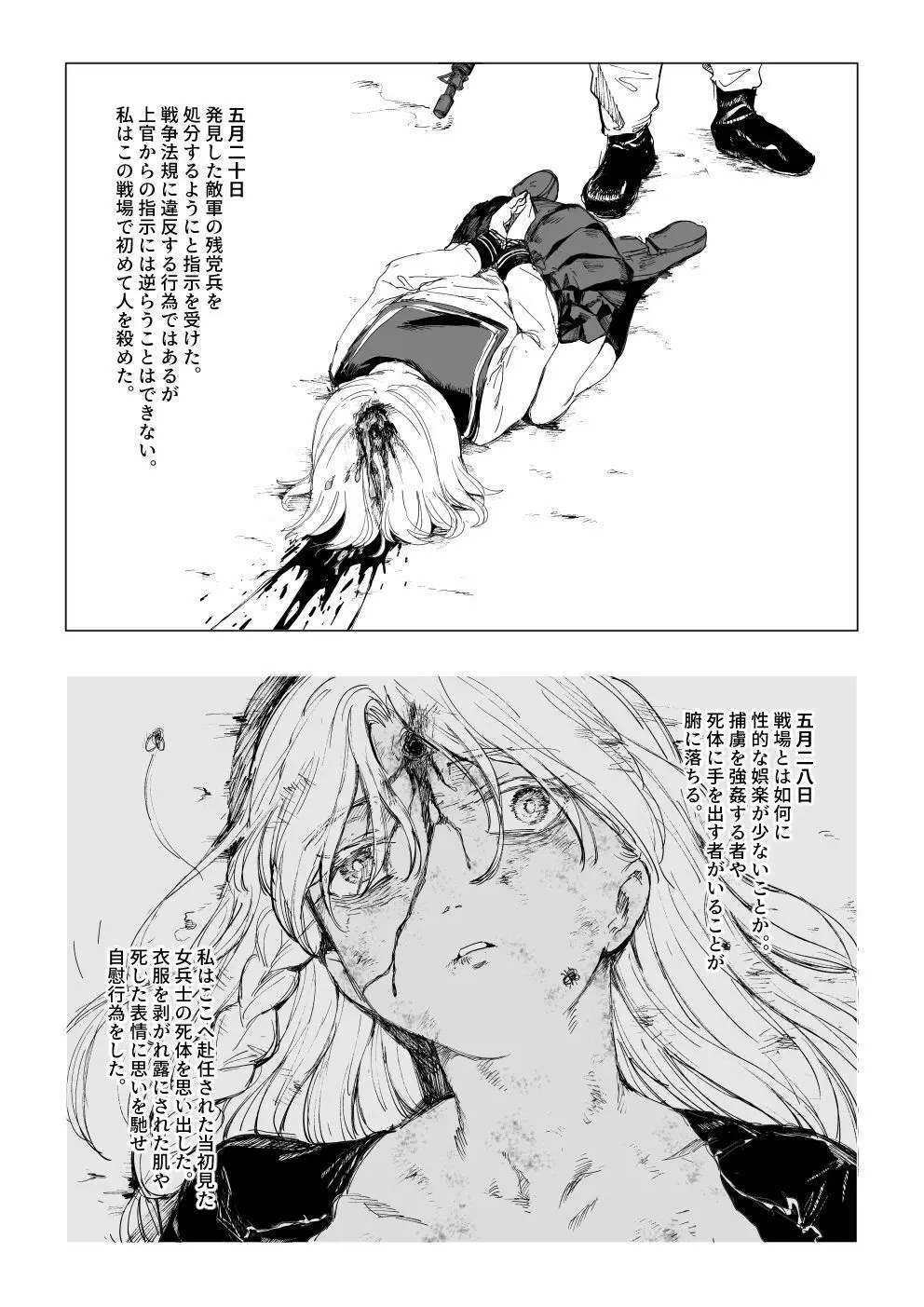 Fallen on the Battlefield - The Memoirs of Private First Class Blaauw Page.2