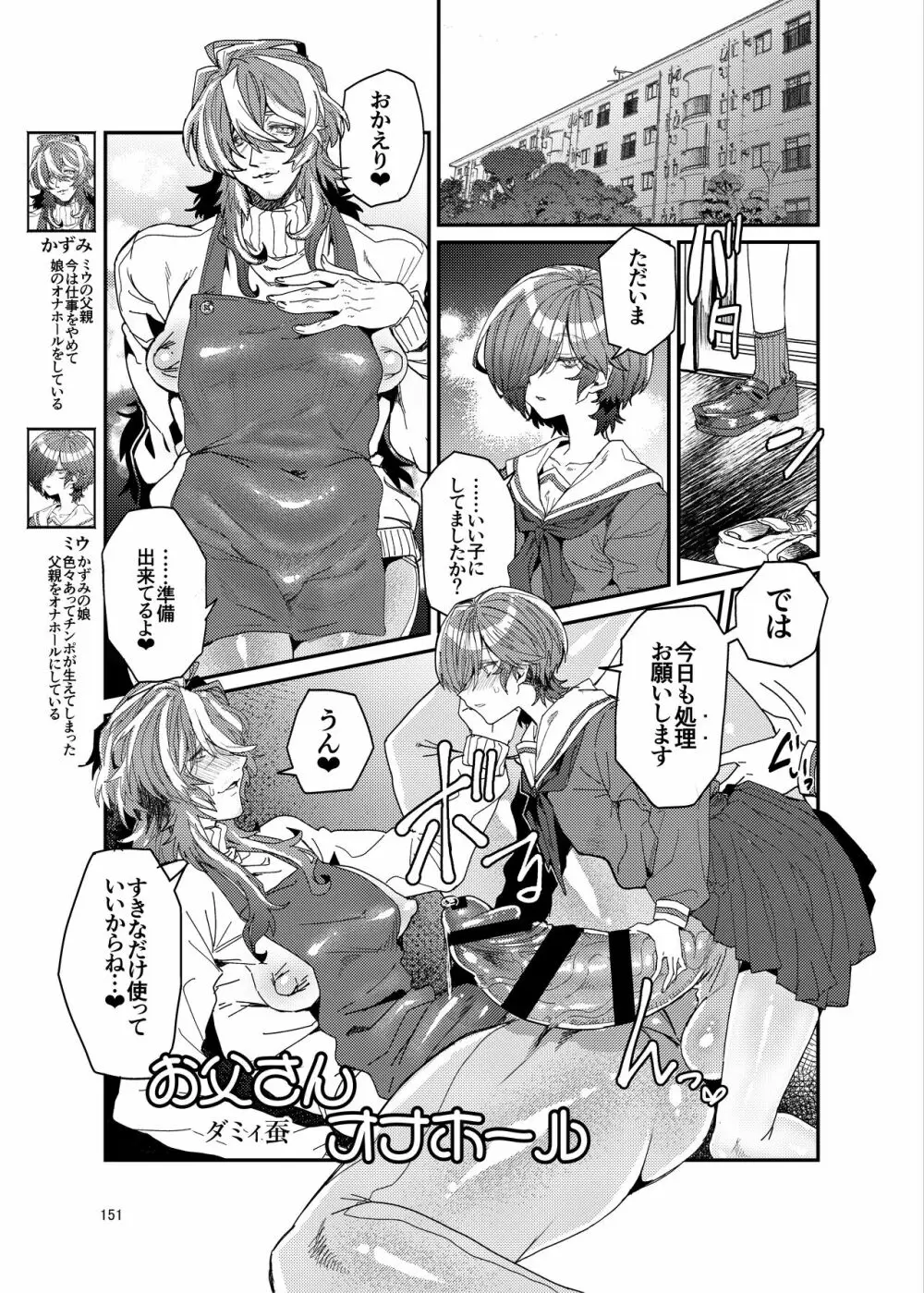 シーメール&メス男子合同誌 C's HAVEN3 竿 Page.151