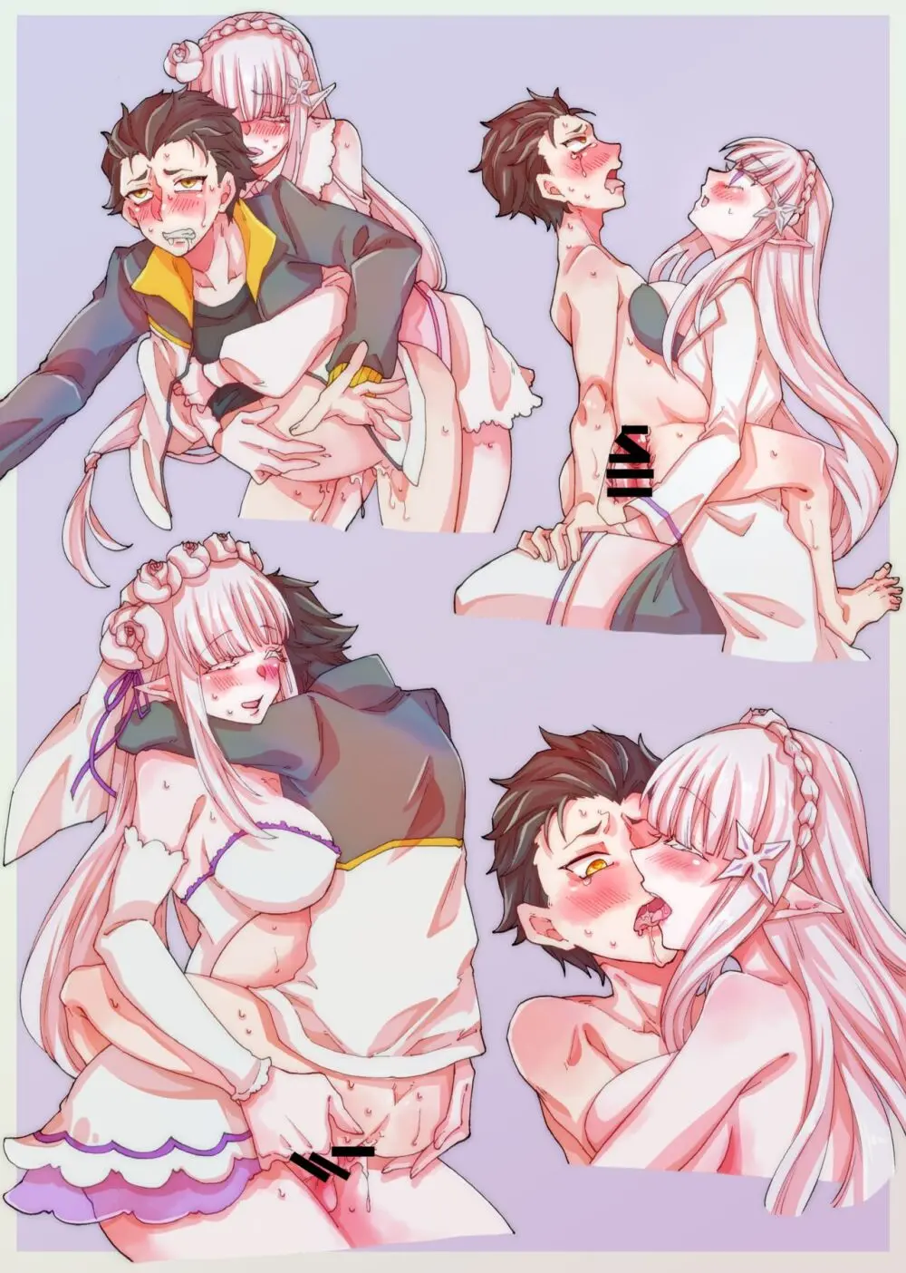 Futa Emilia and Rem top Subaru Page.2