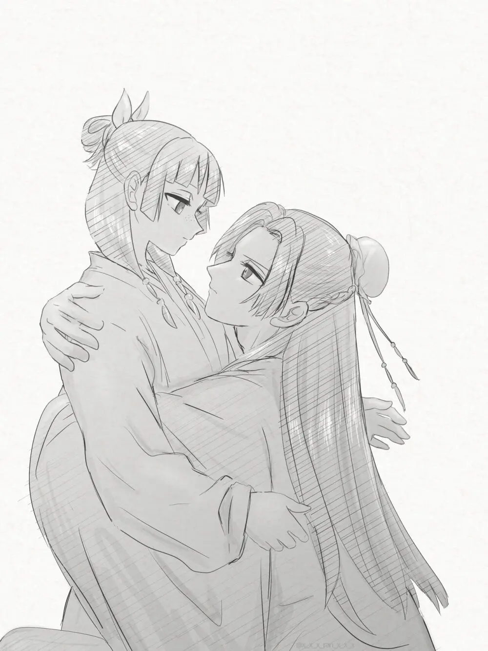 [ Lán )] Mizunoe neko X (tsuittā) rogu(Kusuriya no Hitorigoto) Page.4