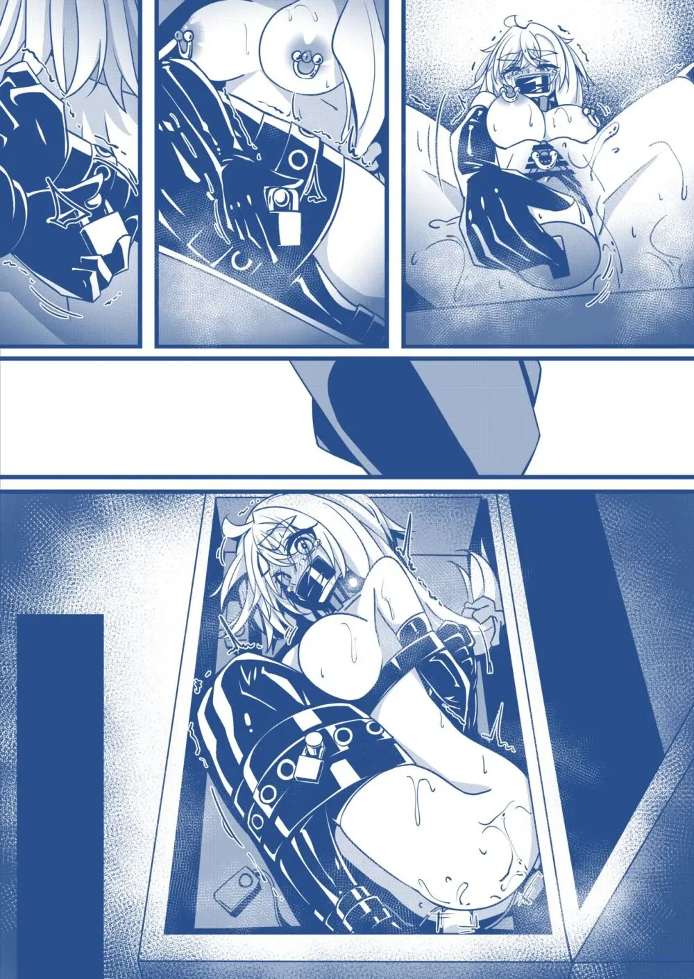 SMラブホで調教される漫画：服従編 Page.10