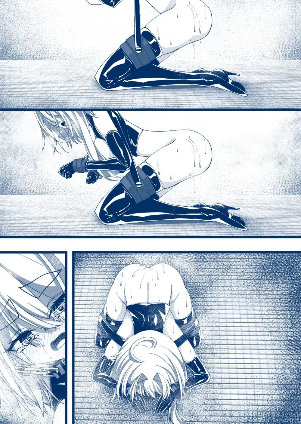 馬之助ちゃん貞操帯絶頂禁止漫画・進捗段階 Page.9