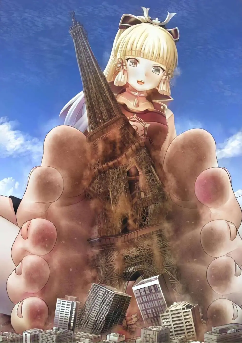 [CalmBlue (Various)] Tenshin Ranman Gigantic Extreme 8th [Digital] - AI Colored Page.174