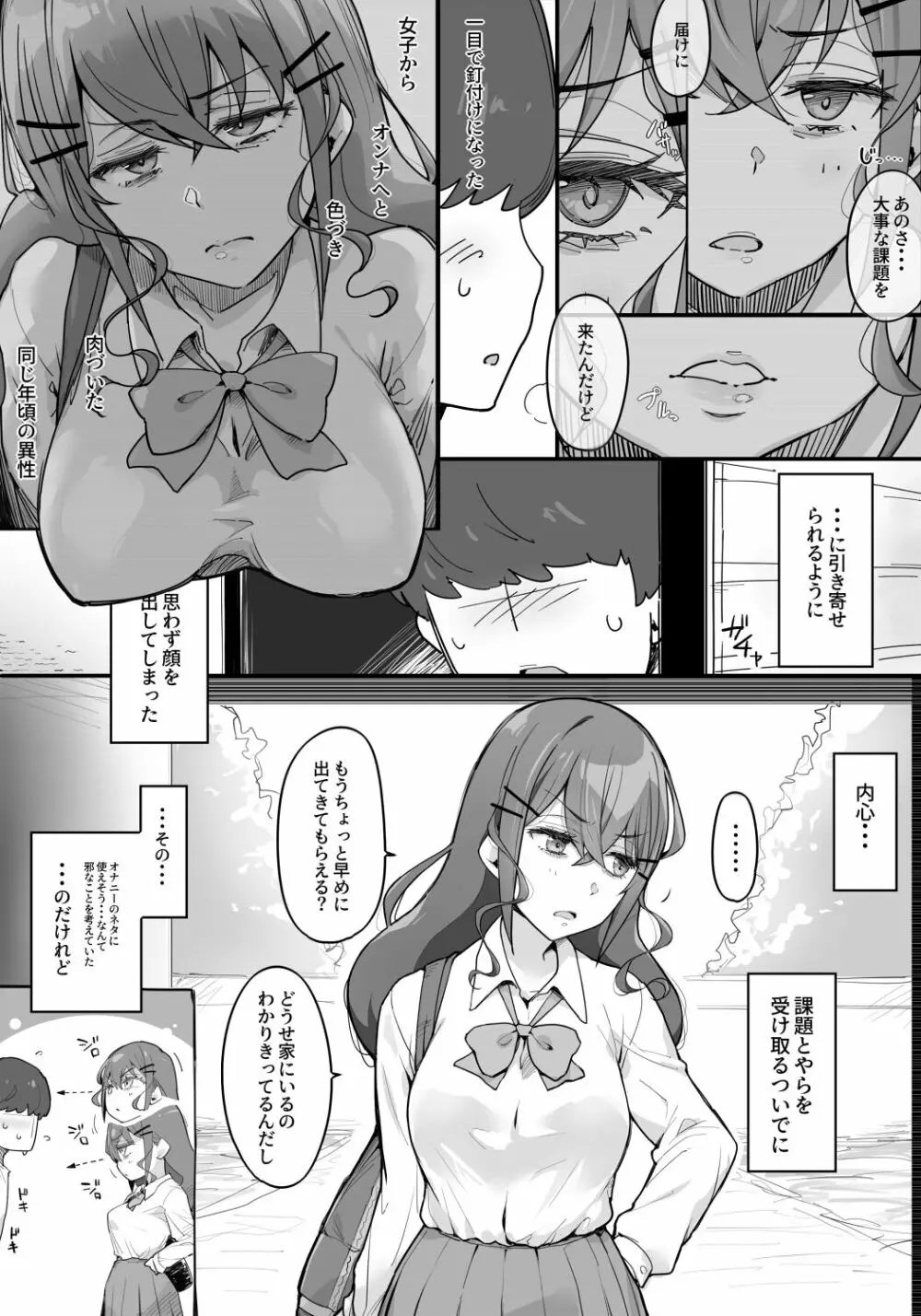 ヒキコモリのアンタに「課題!!」届けにきてヤッただけよ! Page.4