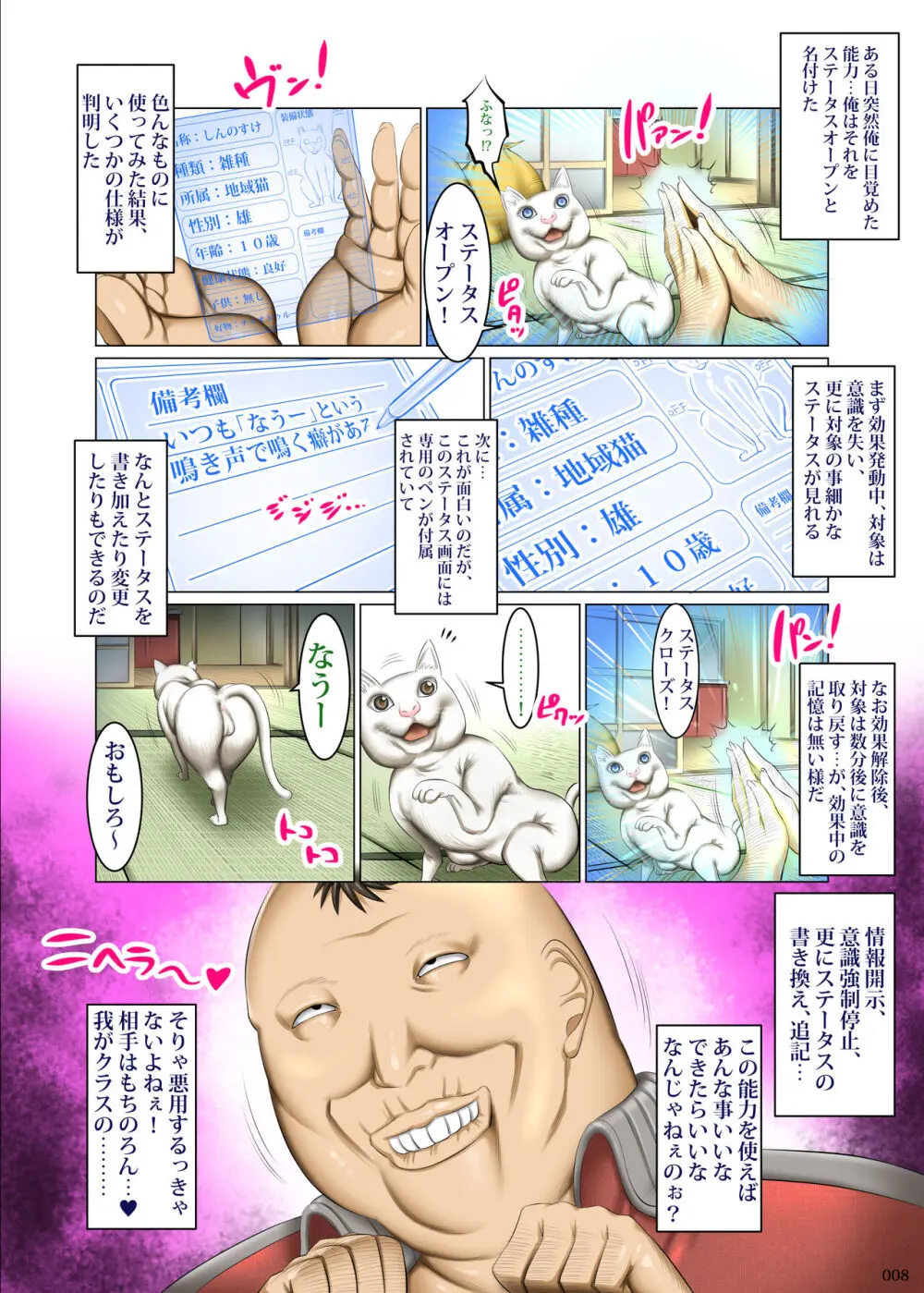 書き換え可能！ステータスオープン！ Page.7