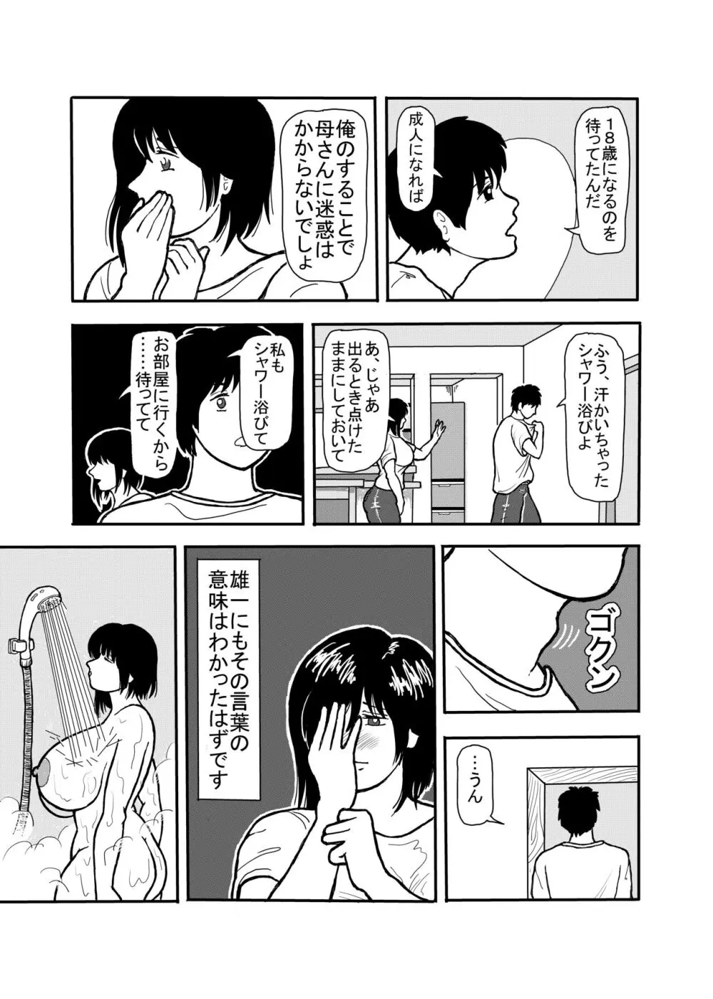 息子と二人きりで暮らすことになりました―初めての膣内射精― Page.15