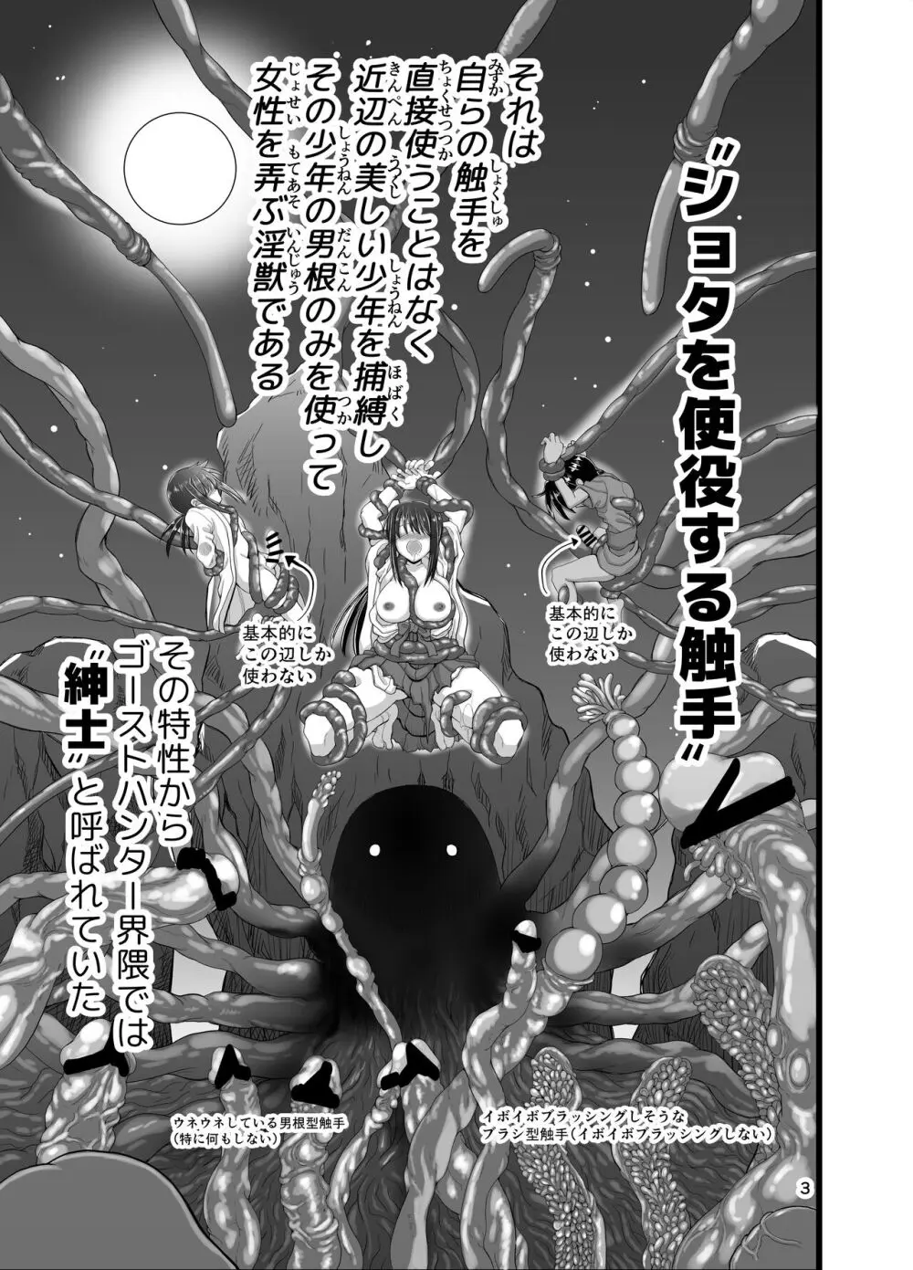 淫獣紳士～少年の男根のみを使う触手～ Page.3