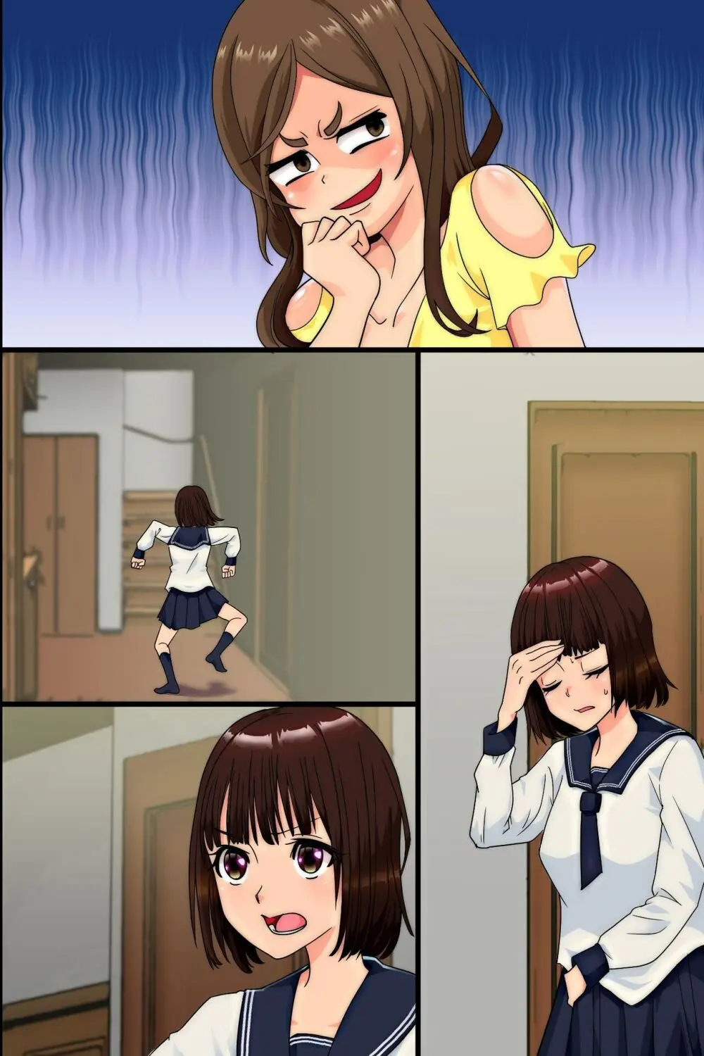 妊娠は近親でという法ができたので、母と妹と叔母が毎日俺のち〇ぽを狙ってくる Page.58