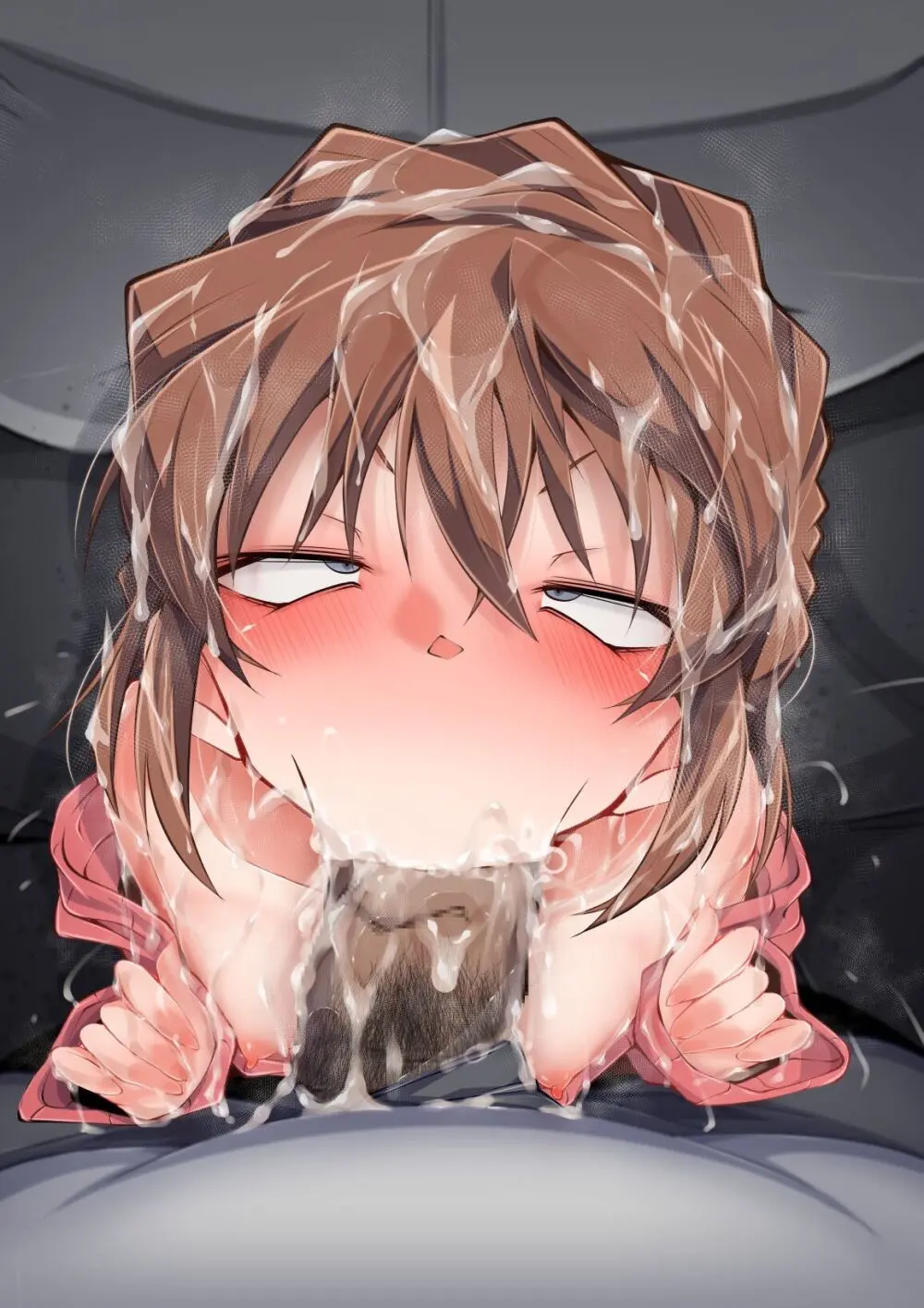 満員電車でかチ●ポ灰原哀 Page.29