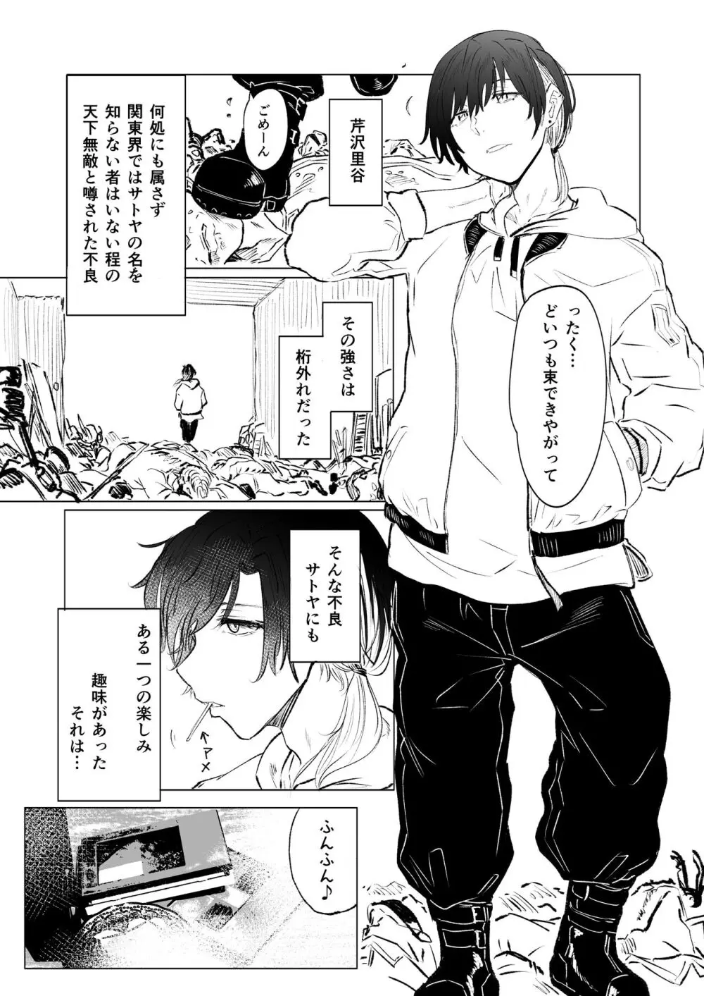 無敵の不良は女装が趣味 Page.3