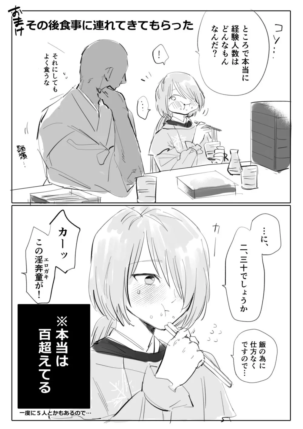 モブふぶ①ごはんの為に頑張るシリーズ Page.8